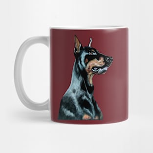 Doberman Drawing Mug